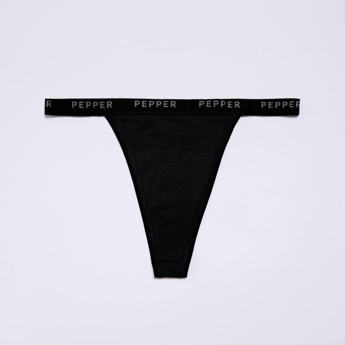 Supima® Cotton String Thong 3 Pack Black