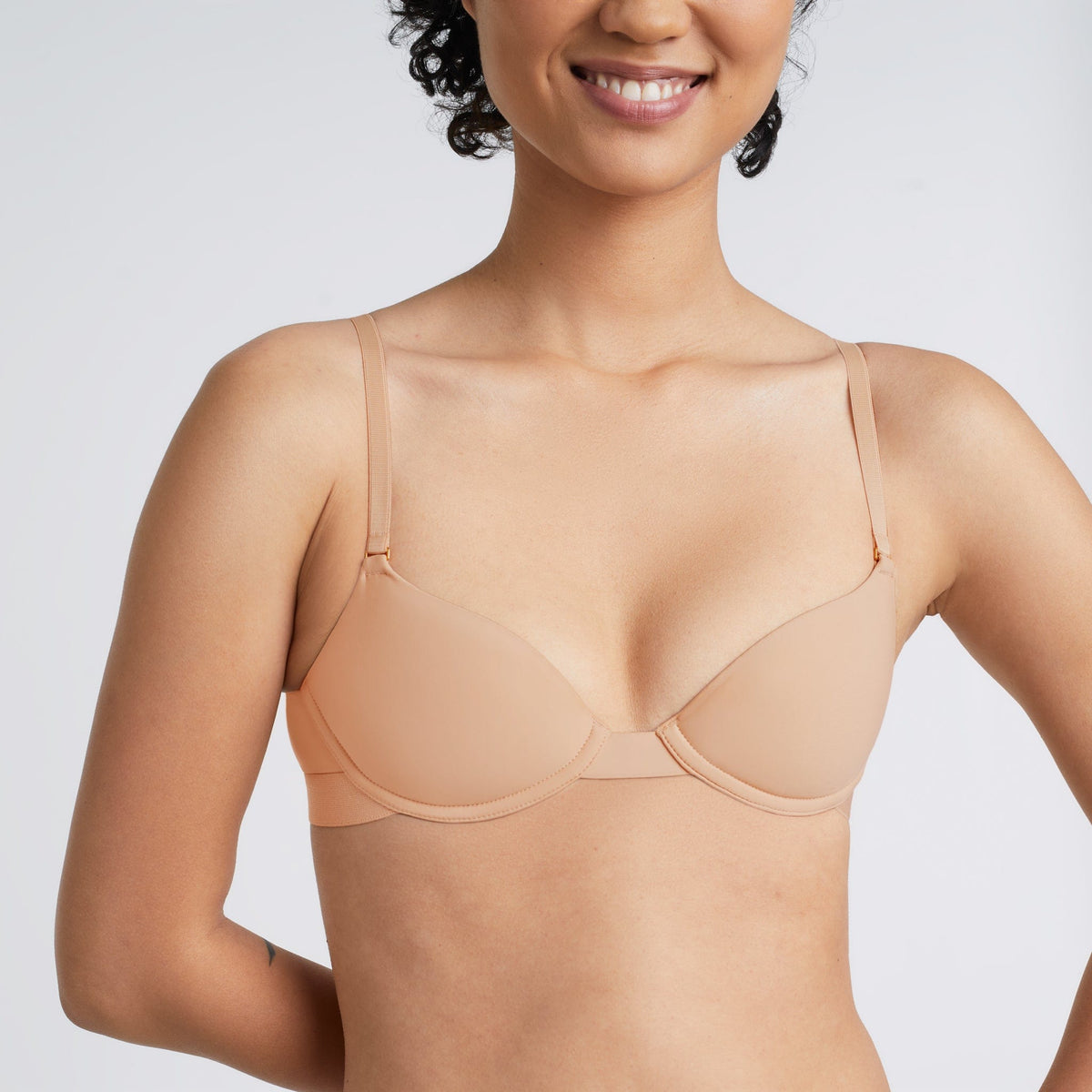 Demi T-Shirt Bra Buff