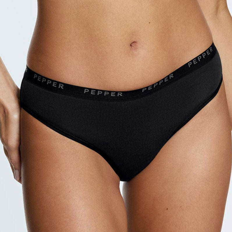 Supima® Cotton Bikini 3 Pack Black