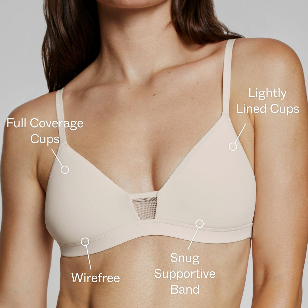 FeelGood Wirefree T-Shirt Bra Black