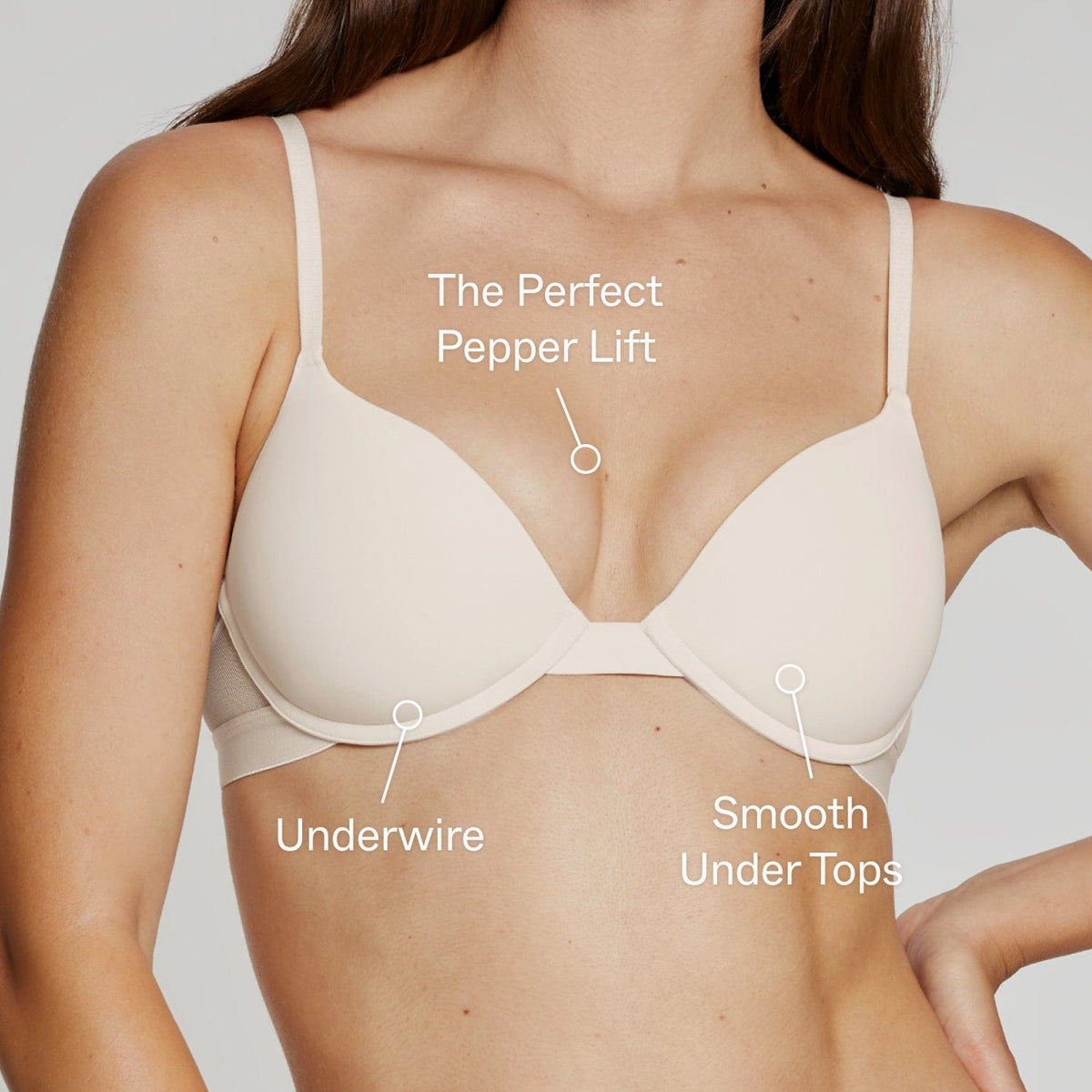 Lift Up Bra Black