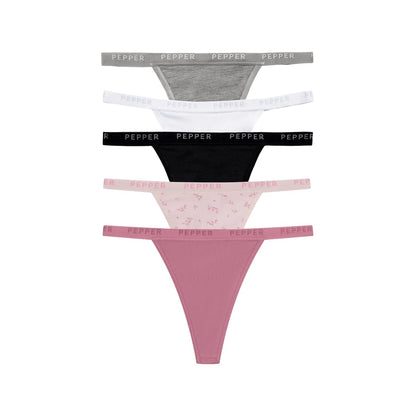 Preset Supima® Cotton String Thong 5 Pack