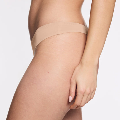 Simply Smooth No Show Thong 5 Pack Buff